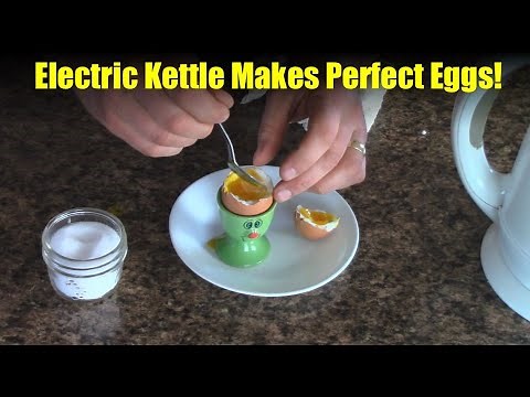 Make Perfect Boiled Eggs Using a Kettle