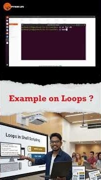 How Loops Work in Shell Scripting | Linux in Telugu | PythonLife