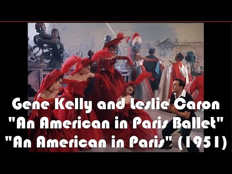 “An American in Paris Ballet” Gene Kelly, Leslie Caron and Ensemble “An American in Paris” (1951)