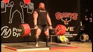 When it comes to strength Eddie Hall from Stoke-on-Trent is in a different league. This weekend he made history, by becoming the first man ever to dead-lift 500 kilograms. That's around the same weight of a fully grown Polar bear, more than a Reliant Robin car and works out at around 500 large bags of sugar. | BBC Birmingham