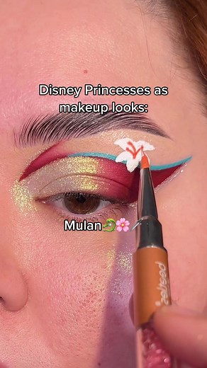 Disney Princess Mulan Inspired Makeup Tutorial