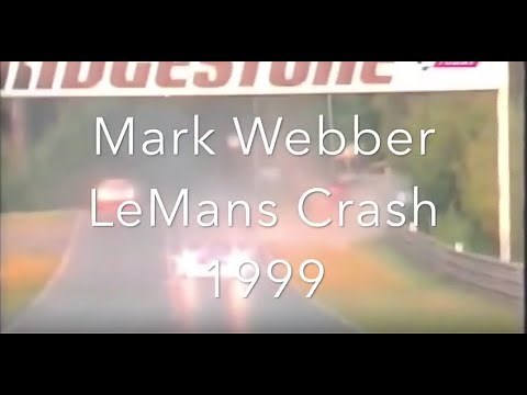 Mark Webber LeMans Crash and Flip. Flying Car. FULL VIDEO