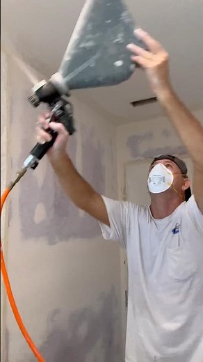 Spraying A Light Orange Peel Texture