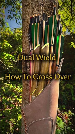 Dual wield training: how to cross over #spins #training #fantasy #daggers #sword #dualwield