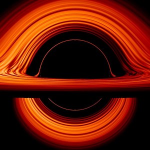 Send help...can't...look....away!🌀 👀 This new visualization of a black hole illustrates how its gravity distorts our view, warping its surroundings as if seen in a carnival mirror. The black hole’s extreme gravitational field redirects and distorts light coming from different parts of the disk, but exactly what we see depends on our viewing angle. The greatest distortion occurs when viewing the system nearly edgewise. Nearest the black hole, the gas orbits at close to the speed of light, while