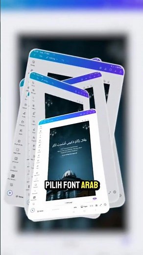 Rekomendasi Font Arab di canva #canva #canvahack #belajarcanva #canvatips