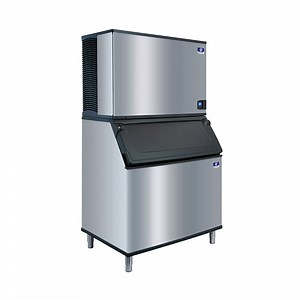 Manitowoc Ice IYT1500N/JCT1500/D970/RL50R410A 1700 lb Indigo NXT™ Half Cube Ice Machine w/ Bin - 882 lb Storage, Remote Cooled, 208-230v
