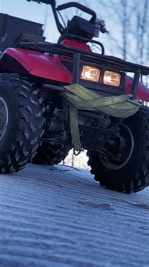 Wheeling In Alaska! #wheeling #fourwheeler #atv #offroad #winter #snow #alaska #automobile