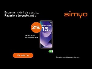 Paga tu móvil a plazos con simyo