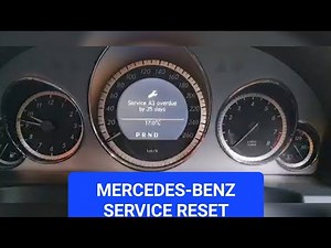 Mercedes-Benz service light reset