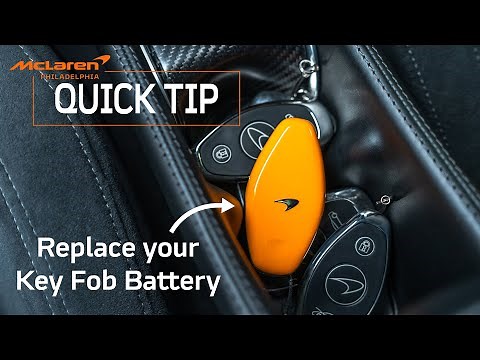 Learn How to Replace the Battery in Your McLaren Key Fob!