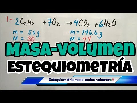 Estequiometría MASA-VOLUMEN (fácil)