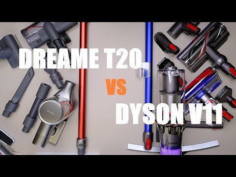 Xiaomi DREAME T20 Stick Vacuum Cleaner vs DYSON V11 Comparison Review