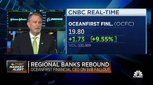 Regional bank OceanFirst Financial feeling 'virtually no stress at all,' says CEO Chris Maher