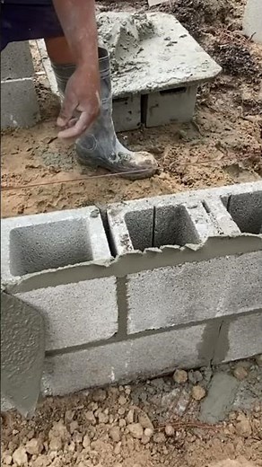 How To Apply Cement To Concrete Blocks Like A Pro #tips #diy