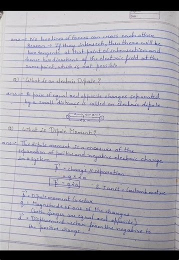 ✨️ Class 12 Physics Ch 1💫 | Electric Charges & Fields | PYQs + Notes🚀🔥