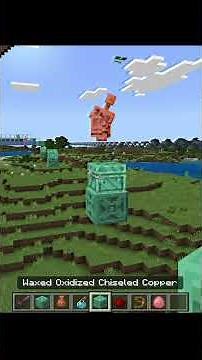 Minecraft Science: Copper golem pathfinding mastery #minecraftbedrock #minecraft
