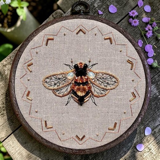 Bead Embroidery Kit Beaded Bug Kit Insect Art DIY Handmade Jewelry Craft Gift Adults - Etsy