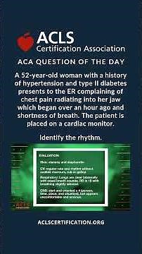 ACA Question of the Day | ACLS Megacode 4 Challenge #1 #shorts #megacode #acls #aclscertification