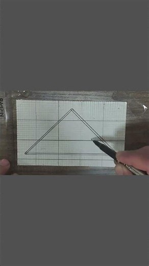Geometric Drafting: Time-Lapse Deconstruction of a Triangular Matrix