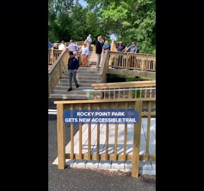 New ADA-compliant trail opens at Baltimore County's Rocky Point Park