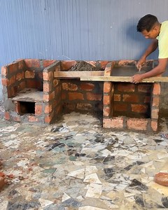 714K views · 6.1K reactions | Outdoor kitchen Stove DIY using Cement #kitchan #cementcraft #hacks | Deep's CRAFT | Facebook