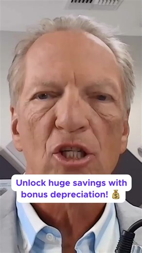 The fastest way to build wealth in 2025 starts January 20th. Bonus depreciation is back and if you're not planning to buy real estate, equipment, or business assets after Inauguration Day, you're missing one of the biggest legal tax loopholes ever written. Most people think depreciation takes years. Smart entrepreneurs know it can happen in year one with the right strategy. Bonus depreciation lets you write off up to 100% of qualifying assets immediately. That means more cash in your pocket, and