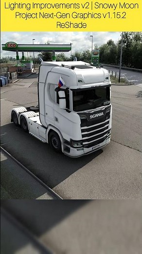 Lighting Improvements v2 | Snowy Moon + Project Next-Gen Graphics v1.15.2 + ReShade #ets2 #ets #етс