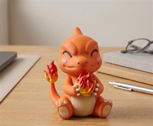 Chibi Charmeleon Sitting STL 3MF File – Cute Pokemon 3D Print Figurine | Fire Starter Evolution 3D STL Figurines - Etsy Canada