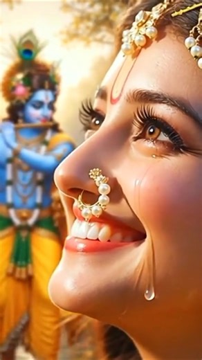 Mithe Ras Se Bharyo Ri Radha Rani Lage 🙏 | Radha Krishna Bhakti 💙 #shorts