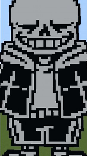 リクエスト＃55 ラスブレサンズ作ってみた #undertale au#sans ＃ドット絵 ＃Minecraft＃アンテauドット絵