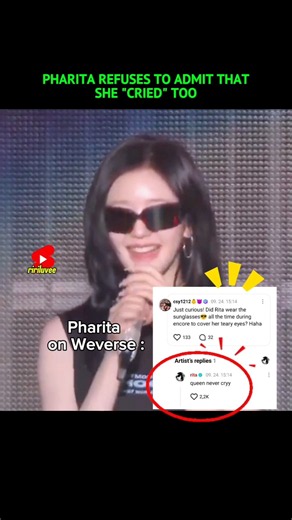 Pharita refuses to admit that she ‘cried’ too 🤭 #babymonster #shorts #kpop #kpopedit #trending
