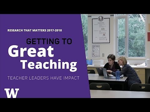 Research That Matters: Teacher Leaders Have Impact