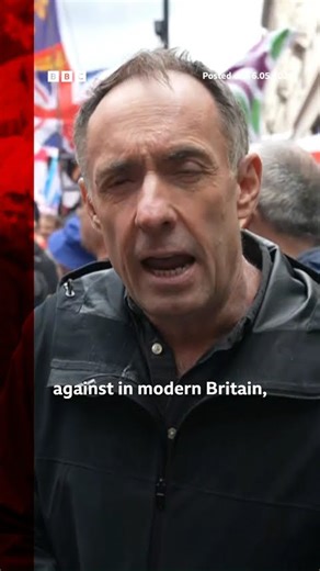 People 'feel like they've been left behind' at Unite the Kingdom rally. #Protest #UK #BBCNews