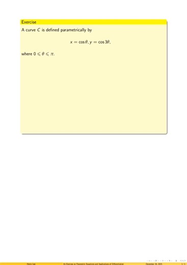 Parametric Equations and Trigonometric Identities #mathskillsdevelopment