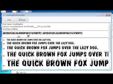 How to Install a Type 1 Font File for Microsoft Word : Office Software Help