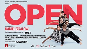 Daniel Ezralow torna con un cast completamente rinnovato con Open. Una scenografia semplice, otto ballerini e un linguaggio neoclassico che si mescola alla danza moderna. Siete pronti a rimanere estasiati dal mix di sorprese, divertimento, leggerezza e agilità? Vi aspettiamo dal 27 febbraio al 3 marzo con Open, in collaborazione con Accademia Filarmonica Romana. Acquista subito qui! 🎟️👇 https://teatroolimpico.ticka.it/dettaglio-spettacolo.php?negozio_spettacolo_id=1069,1071 | Teatro Olimpico