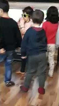 Little boy shaking his butt