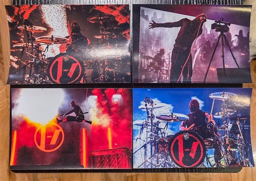 Twenty One Pilots Sticker Set (4-pack) | Glossy 4x6 Art Stickers | BREACH / CLANCY TOUR - Hershey, Pa - Hersheypark Stadium - (001) - Etsy Australia