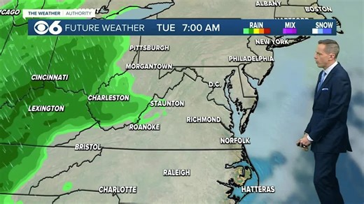 Sunny today, tracking rain this week