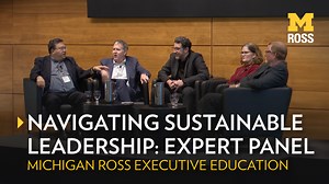 Navigating Sustainable Leadership: Expert Panel