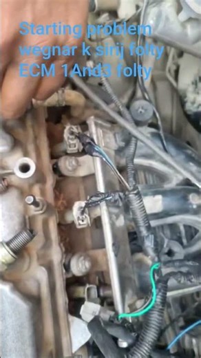 wegnar k sirij Alto K10 starting problem folty ECM 1And3 folty