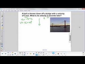 Kinematics - Free Fall Q48