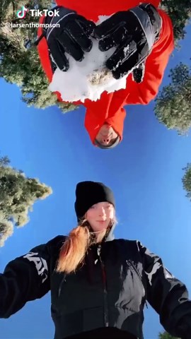 Snowball Fight with Gavin Casalegno and His Girlfriend! Who Will Get Hit?!