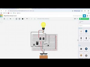 NMOS + PMOS Transistor Project 🔥 | Tinkercad Electronics Experiment