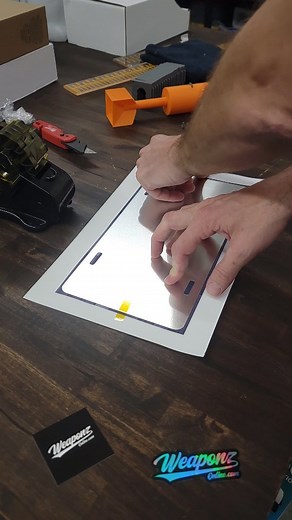 Along with our engraved places, we have color printed plates available with 2 pre-made designs for the toad and reaper. We can also do full custom images as well with your photos or logos. | WeaponzOnline.com