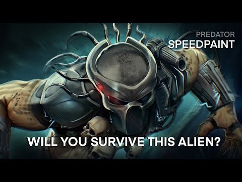 You've Never Seen PREDATOR This Way | Epic Digital Fan Art (Speedpaint)