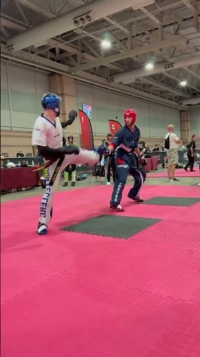 Point Fighting is a semi contact combat sport based on timing | Let’s see who scores first #karate