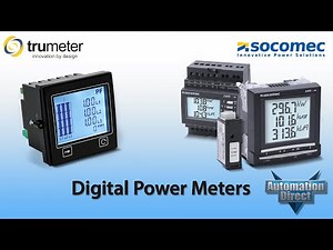Digital Power Meters from AutomationDirect