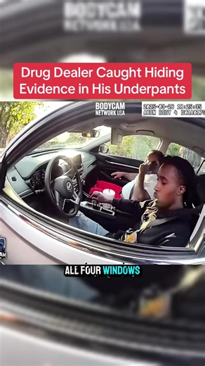 Caught Red-Handed: Drug Dealer Hides Evidence in Underpants